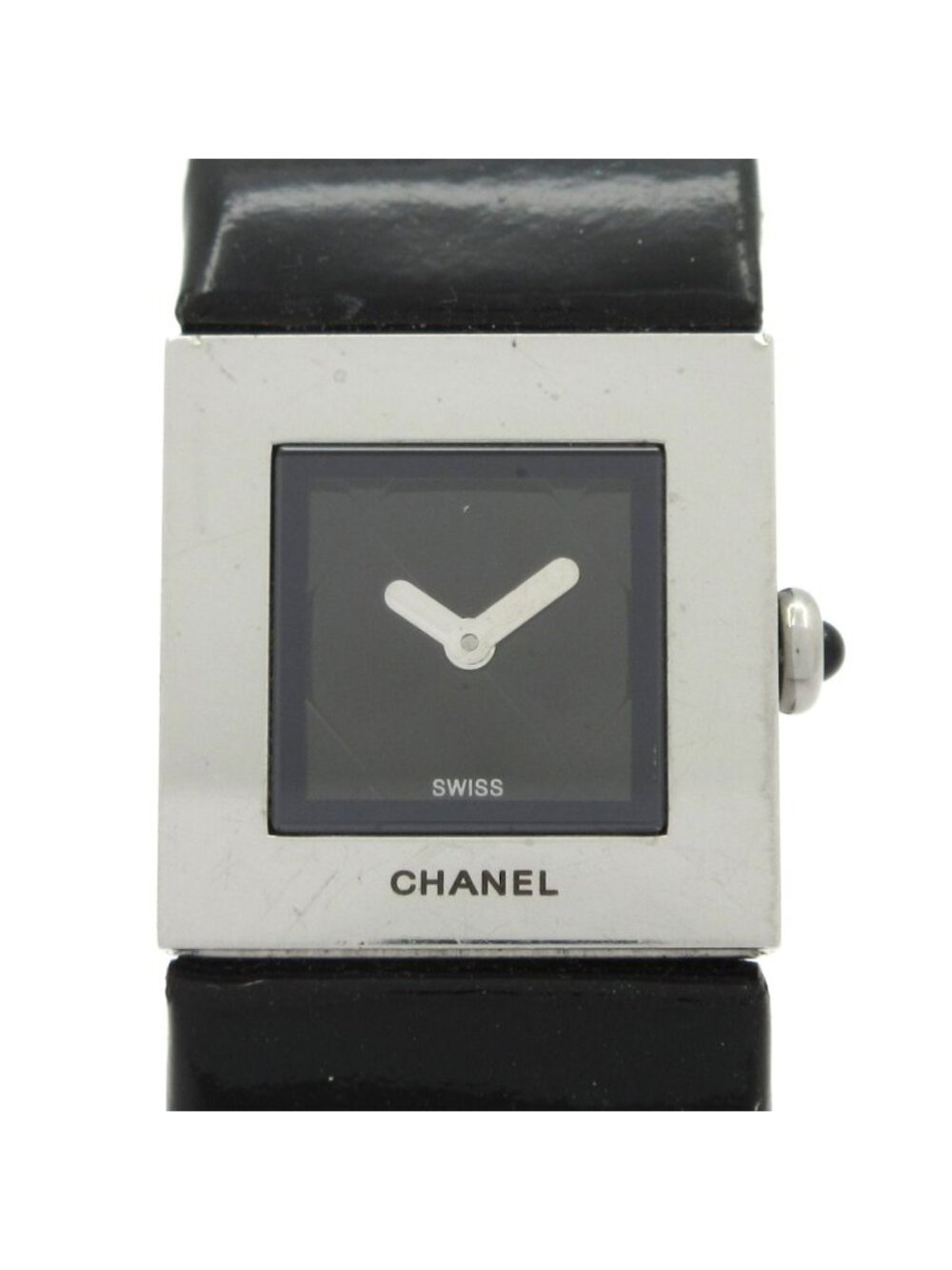 Chanel Watch Quilted Black
